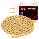 BUCKLOS 8/9/10/11/12 Speed Bike Chain for Shimano SRAM, Silver/Gold