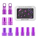 BUCKLOS Bike Tire Valve Stem Cap Set Presta and Schrader Valve Caps 10PCS