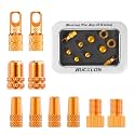 BUCKLOS Bike Tire Valve Stem Cap Set Presta and Schrader Valve Caps 10PCS