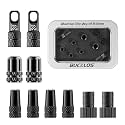 BUCKLOS Bike Tire Valve Stem Cap Set Presta and Schrader Valve Caps 10PCS