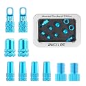 BUCKLOS Bike Tire Valve Stem Cap Set Presta and Schrader Valve Caps 10PCS