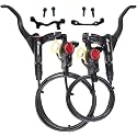 BUCKLOS MTB Hydraulic Disc Brake Set, Left Front 800mm Right Rear 1450mm