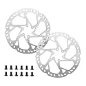 BUCKLOS RT60E 2PC 180mm E-Bike Disc Brake Rotors 2.3mm Thickened 12-Bolt