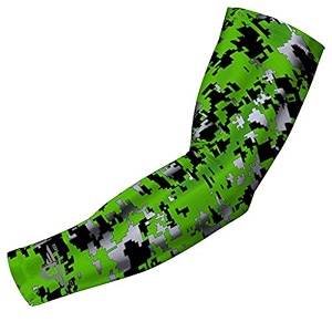 bucwild sports compression arm sleeve - youth amp adult sizes - baseball football basketball sports 1 arm sleeve