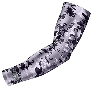 bucwild sports compression arm sleeve - youth amp adult sizes - baseball football basketball sports 1 arm sleeve
