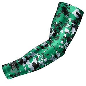 bucwild sports compression arm sleeve - youth amp adult sizes - baseball football basketball sports 1 arm sleeve