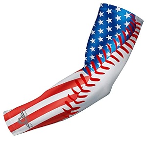 bucwild sports compression arm sleeve - youth amp adult sizes - baseball football basketball sports 1 arm sleeve