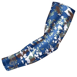bucwild sports compression arm sleeve - youth amp adult sizes - baseball football basketball sports 1 arm sleeve