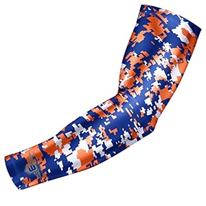 bucwild sports compression arm sleeve - youth amp adult sizes - baseball football basketball sports 1 arm sleeve