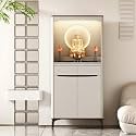 Buddhist Altar New Chinese Style Cabinet with Storage, Shrine Altar Table, Buddha Niche Chinese Cabinet, Meditation Pedestal Offering Table (88x40x188.5cm)