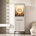 Buddhist Altar New Chinese Style Cabinet with Storage, Shrine Altar Table, Buddha Niche Chinese Cabinet, Meditation Pedestal Offering Table (68x40x188.5cm)