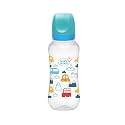 Buddsbuddy 3 in 1 Anti-Colic Regular Neck Camry Feeding Bottle, 250ml, New Born | Infants | Toddlers Upto 3 Years | Floral | BPA Free- Camry Blue
