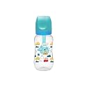 Buddsbuddy 3 in 1 Anti-Colic Regular Neck Camry Feeding Bottle, 125ml, New Born | Infants | Toddlers Upto 3 Years | Floral | BPA Free- Camry Blue