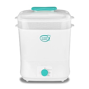 buddsbuddy 3 in1 baby bottle electric steam sterilizer with dryer bpa free for baby bottles pacifiers cups toys multifunctional for sterilizing drying heating bb7213 sterilizer with dryer