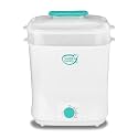 Buddsbuddy 3 in1 Baby Bottle Electric Steam Sterilizer with Dryer BPA Free for Baby Bottles, Pacifiers, Cups, Toys, Multifunctional for Sterilizing, Drying, Heating BB7213 (Sterilizer with Dryer)