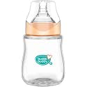 Buddsbuddy Anti-Colic Wide Neck Prius Feeding Bottle, 250ml, New Born | Infants | Toddlers Upto 3 Years | Floral | BPA Free- Prius Neutral
