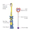 Buddsbuddy TOXE Kids Toothbrush + Tongue Cleaner, Multicolor (Combo of 5)