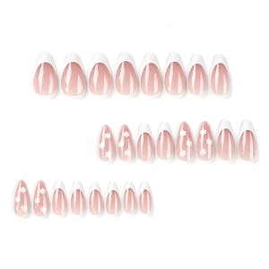 buddy jelly trends premium designer 24pcs stick-on nails set with easy glue tab application nails are reusable amp unbreakable jp2554