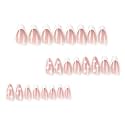 Buddy Jelly Trends Premium Designer 24pcs Stick-on Nails set, with Easy Glue Tab application, Nails are Reusable & Unbreakable (JP2554)
