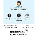 Budhrani By Master Machines Monochrome Super Premium Handheld Business Inkjet Printers with Branded Cartridge, Mini Smart LED Touch Screen Printer Rechargable USB Portable for All Surfaces MM-35