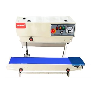 budhrani by master machines heavy duty continuous vertical with stand ms band sealer automatic band sealing machine automatic packaging machine - 1 year warranty model no mm-03