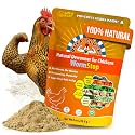 Buff Clucks WormStop Natural Chicken Dewormer Powder – All-Natural Herbal Blend for Daily Wellness - Chicken Wormer is Safe for Eggs & All Ages - Garlic, Pumpkin Seed, Wormwood - USA (8 oz)