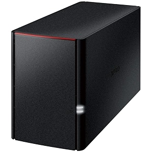 buffalo linkstation 220 12tb 2-bay nas network attached storage with hdd hard drives included nas storage that works as home cloud or network storage device for home