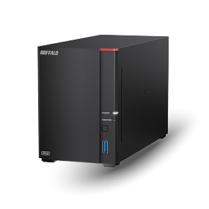 buffalo linkstation 720 8tb 2-bay home office private cloud data storage with hard drives includedcomputer network attached storagemedia serverfile server