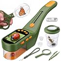 Bug Catcher for Kids with Kids Microscope, 500X Zoom Camera Toy