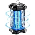 Bug Zapper Outdoor, 4200V Electric Mosquito Zapper Indoor, Insect Fly Zapper Waterproof with 5ft Power Cord, Mosquito Killer for Home, Patio, Kitchen, Backyard, Camping, Plug-in