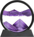 Buganda 360 Rotating Moving Sand Art Glass Frame for Home & Office Table Decor Showpiece Decorative Showpiece  -  5 cm