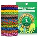 BuggyBands 42 Pack DEET-Free Mosquito Repellent Bracelets for Adults & Kids