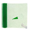 Garden Fence Outdoor - (3.3 X 50 Feet) Green UV Stabilised Plastic Net, PVC Nylon Mesh, 800 GSM Heavy Duty, Virgin HDPE Material, Anti-Bird &amp; Plant Protection, Foldable &amp; Durable