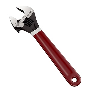 buildskill 1234 300mm adjustable wrench  rust proof phosphate coating  professional amp home use plumbing tools  comfortable double sleeve  adjustable spanner with lasered scale 6 months warranty