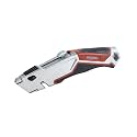 BUILDSKILL 19MM Utility Knife with 6 Preloaded Blades and 10 Extra Blades - Retractable Knife Cutter, Aluminium Construction, Soft Grip, Screwless