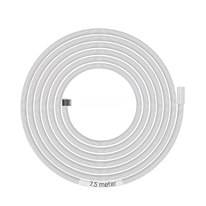 buildskill semi-automatic washing machine pipe inlet 75 meters  easy install soft pvc material  5-8kg washing machine water inlet pipe  leak-free flexible design rubber interface pack of 1-white