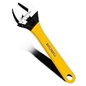 BUILDSKILL ADJ12DSL Adjustable Wrench/Spanner | Made With Heat Treated Carbon Steel | Rust Proof Phosphate Coating | Tapered Jaw Design | Laser Printed Scale | Comfortable Grip | 12 inches (Yellow)