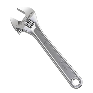 buildskill 834 200mm adjustable wrench  chrome vanadium steel  professional amp home use  single sided  rust resistant plumbing tools  adjustable spanner with lasered scale 6 months warranty