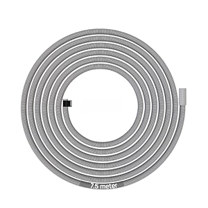 buildskill semi-automatic washing machine pipe inlet 15 meters  easy install soft pvc material  5-8kg washing machine water inlet pipe  leak-free flexible design rubber interface pack of 1-white