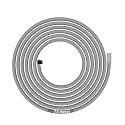 BUILDSKILL Semi-Automatic Washing Machine Pipe Inlet 1.5 Meters | Easy Install Soft PVC Material | 5-8Kg Washing Machine Water Inlet Pipe | Leak-Free Flexible Design Rubber Interface (Pack of 1-White)