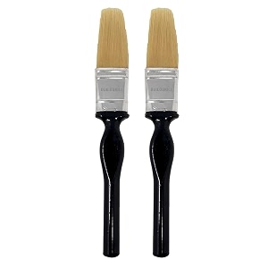 buildskill 2 pcs paint brush set  size 134  soft bristle paint brush for wall  durable amp thick paint brushes set for windows amp doors  smooth finish  diy amp professional use painting brushes