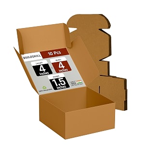 mailer box 4x4x15 pack of 10 brown