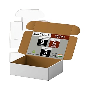 mailer box 9x6x3 pack of 10 white