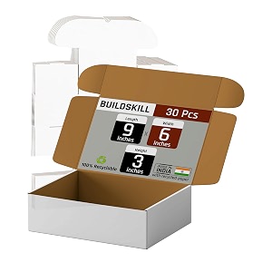 mailer box 9x6x3 pack of 30 white