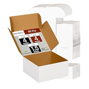 mailer box 4x4x15 pack of 30 brown
