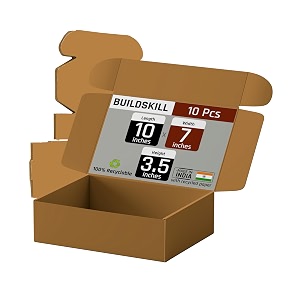 mailer box 10x7x35 pack of 10 brown