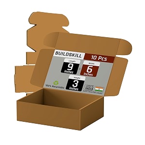 mailer box 9x6x3 pack of 10 brown
