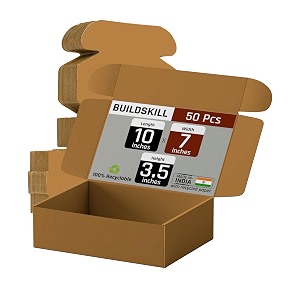 mailer box 10x7x35 pack of 50 brown