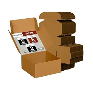 buildskill mailer cardboard box for packing packing material 534x534x234 corrugated box for packing suitable e-commerce shipping recycled material ideal for product packing pack of 100