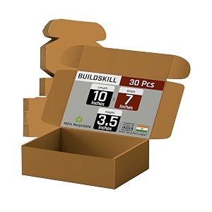 mailer box 10x7x35 pack of 30 brown